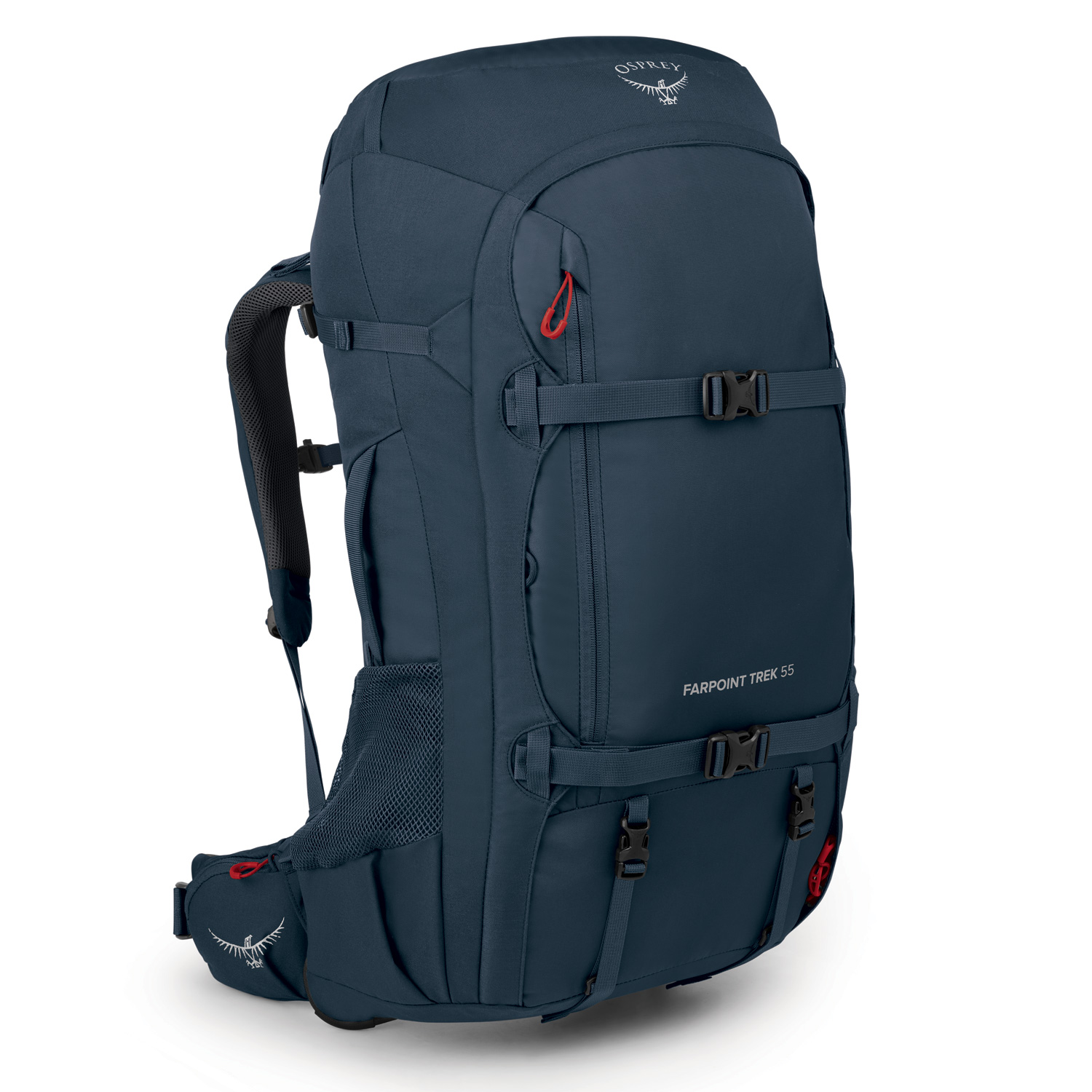 OSPREY Trekking-Wander Rucksack Farpoint Trek Pack 55 Muted Space Blue