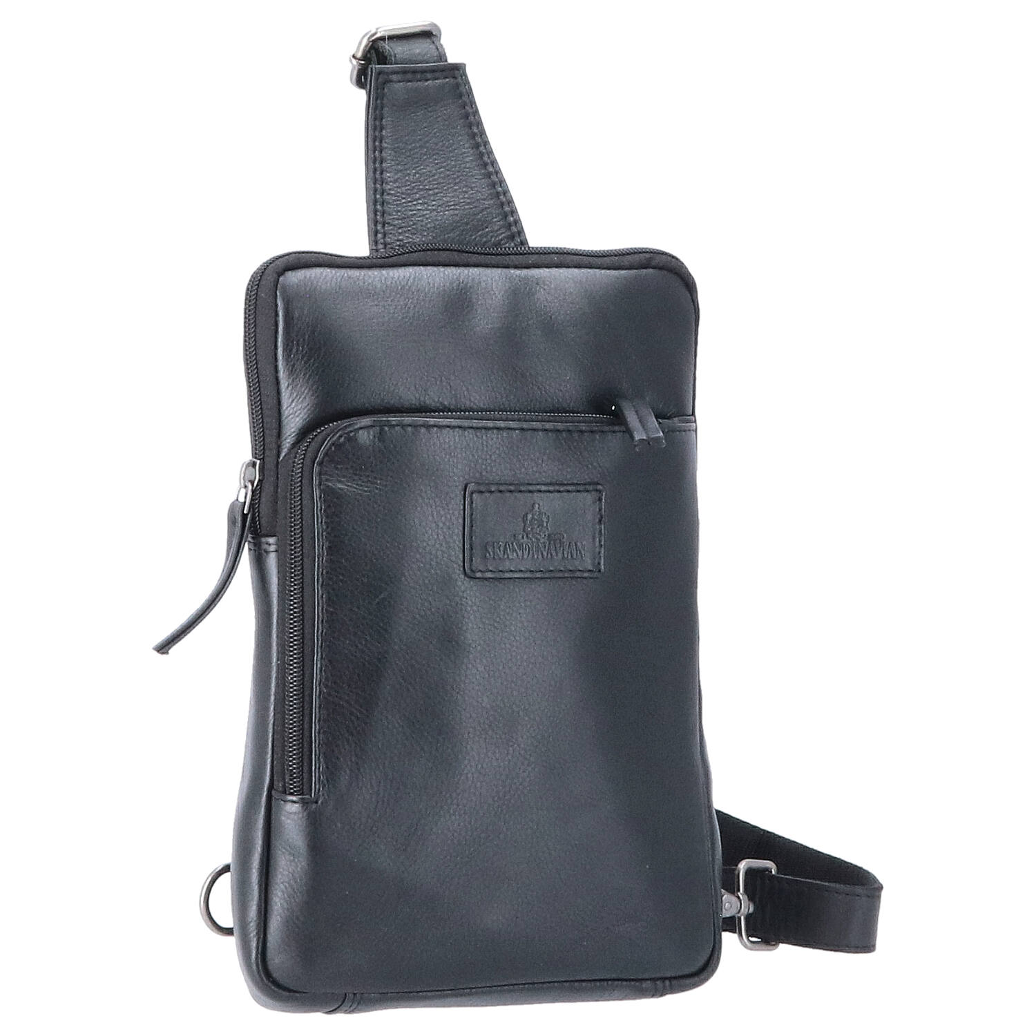 The Skandinavian Brand Leder Umhängetasche - Black Abbildung 4