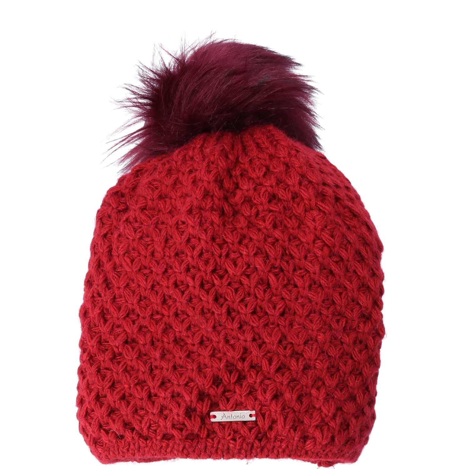 Antonio Winter Lady Fashion Beanie  rot