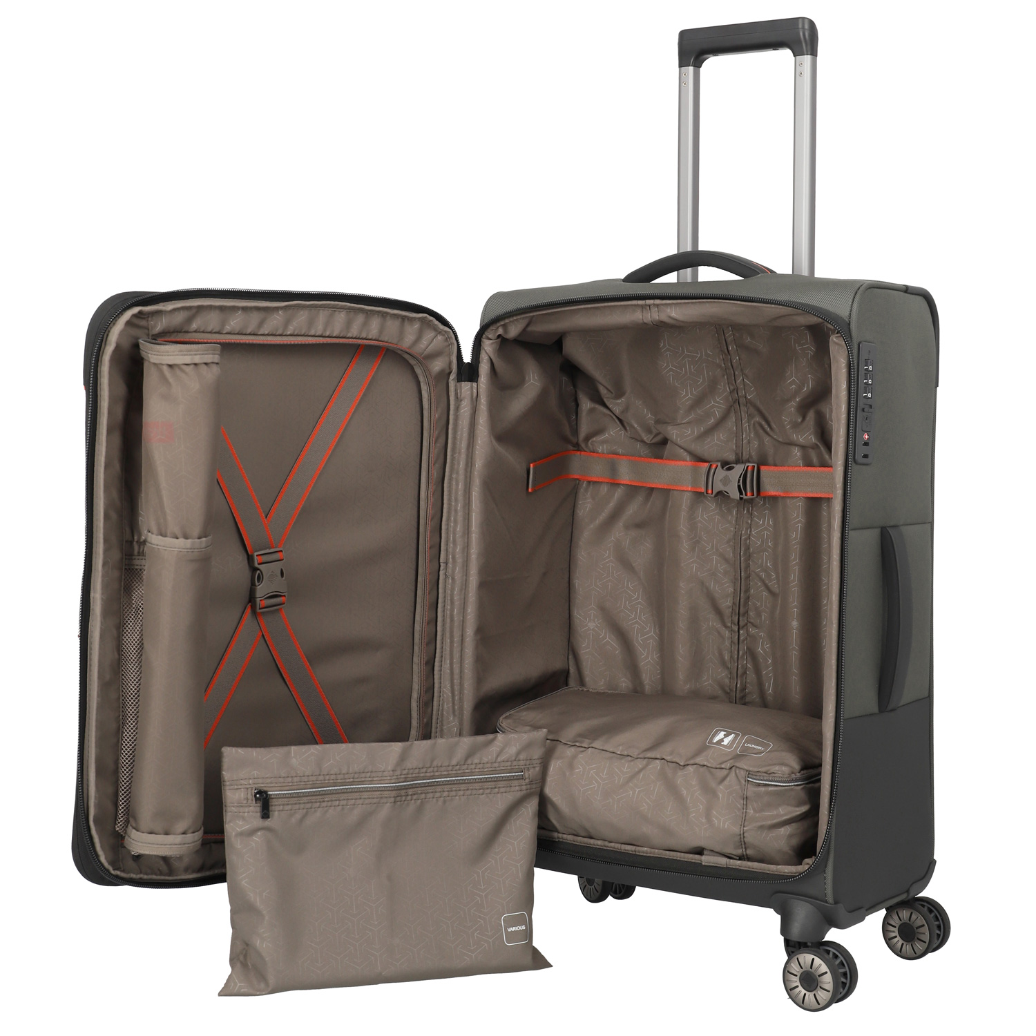 Travelite 4-Rad Trolley M Crosslite 5.0 olive Abbildung 6