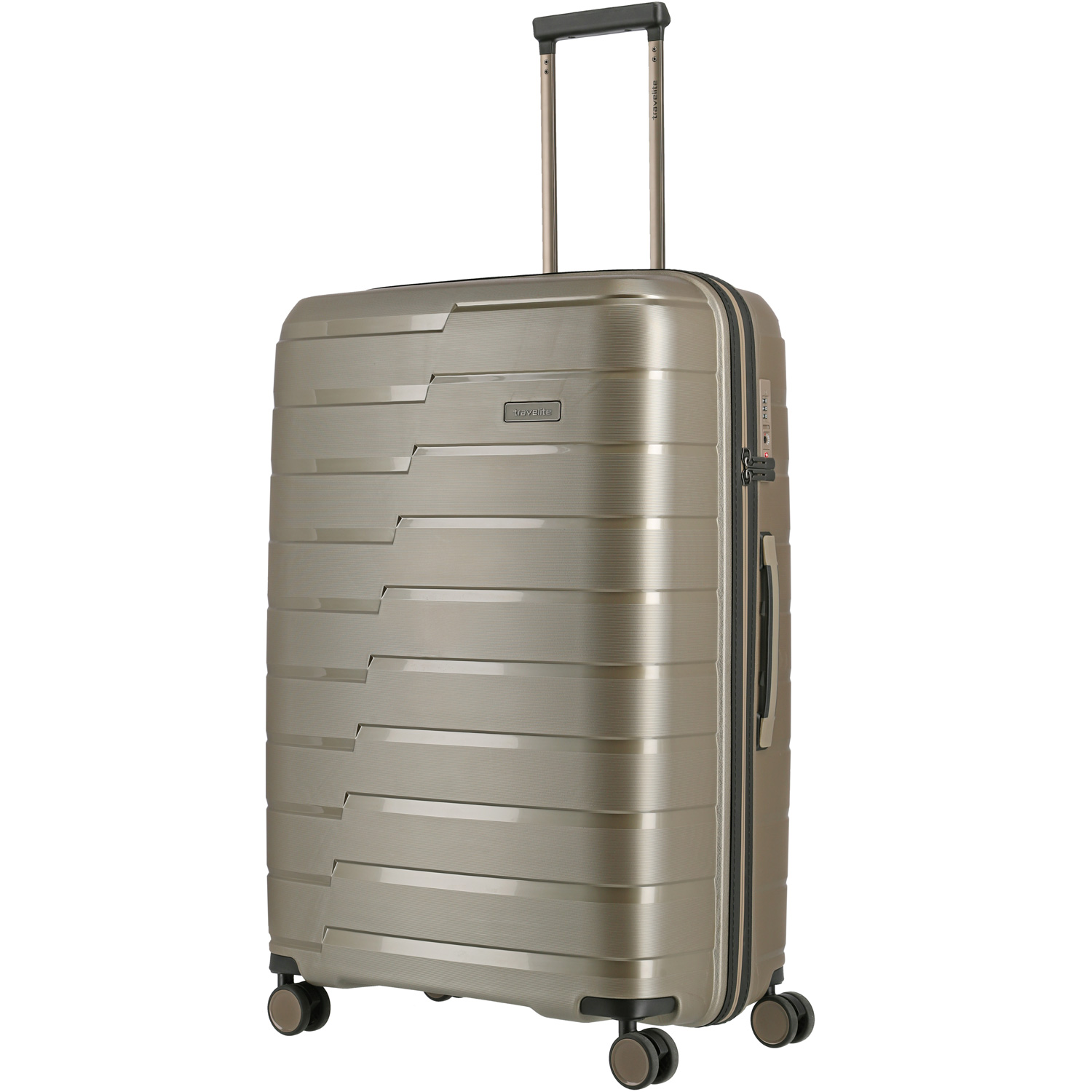 Travelite 4-Rad Trolley L Air Base champagner
