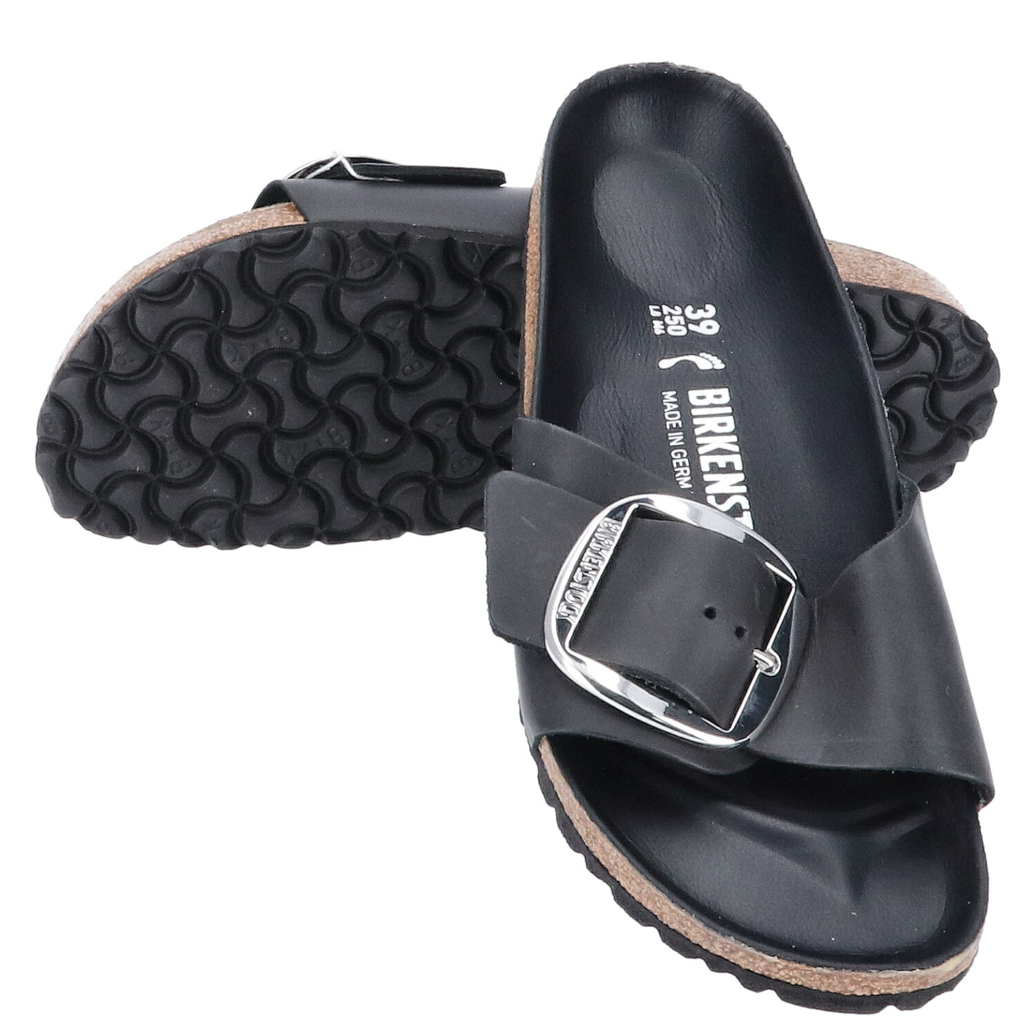 Birkenstock Sandalen Größe 39 Madrid Big Buckle black   Abbildung 1