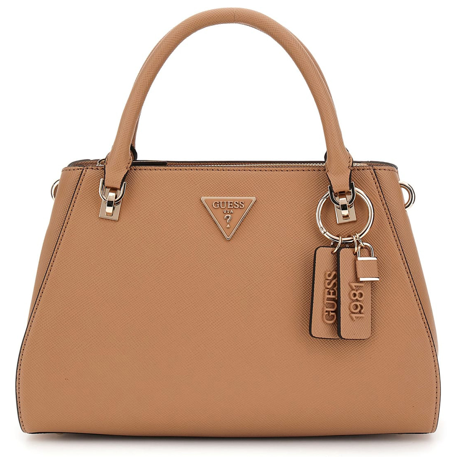 GUESS Damen Handtasche Noelle beige