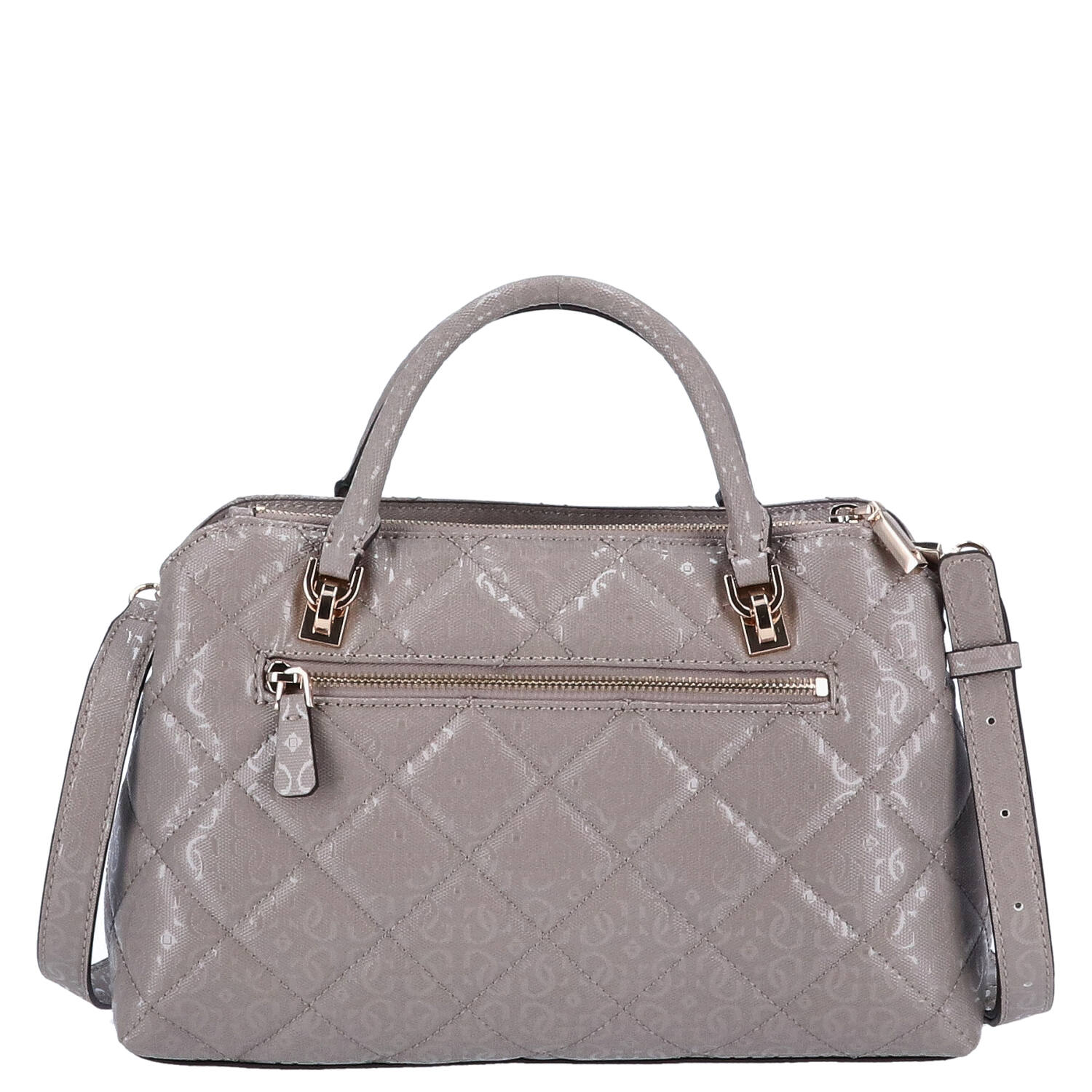 GUESS Handtasche Libby 2 comp Dark Taupe Abbildung 2