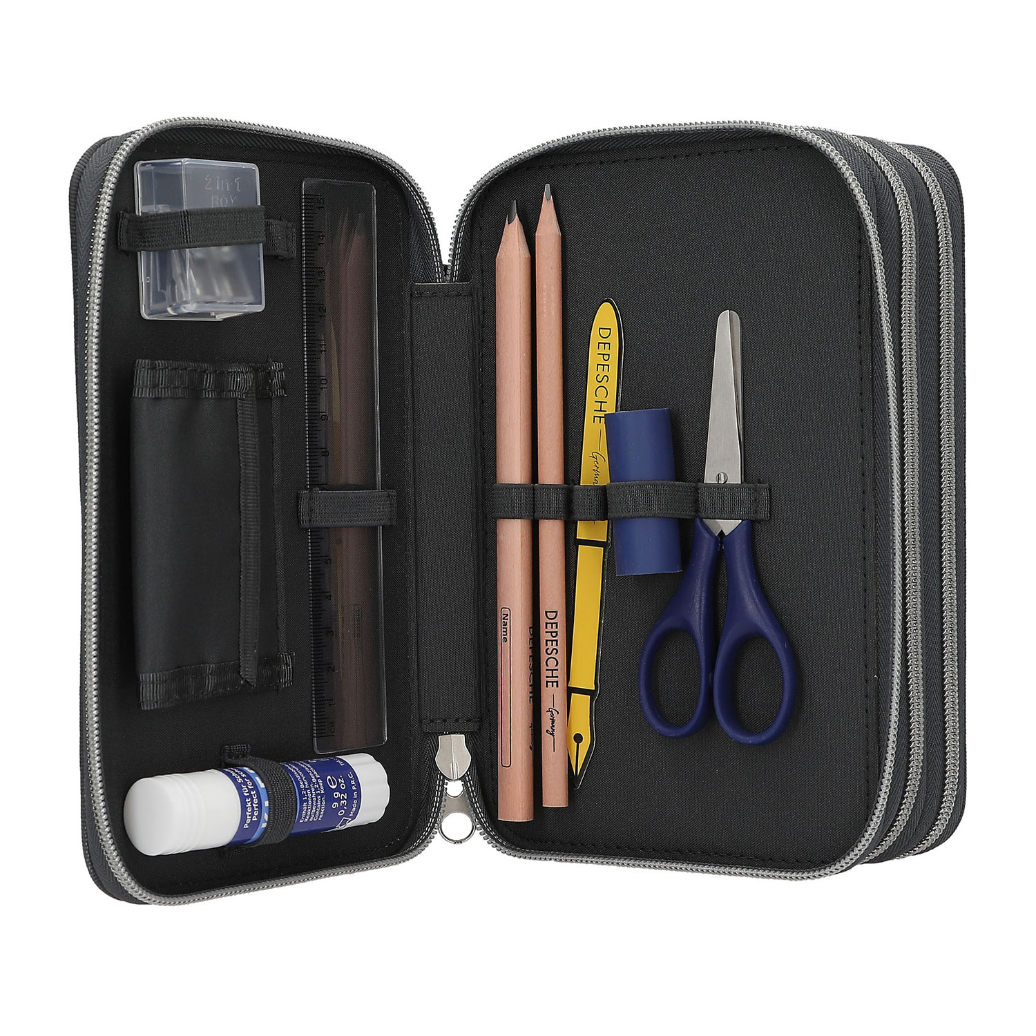 Depesche 3-Fach Federtasche Action World Drohne Abbildung 4