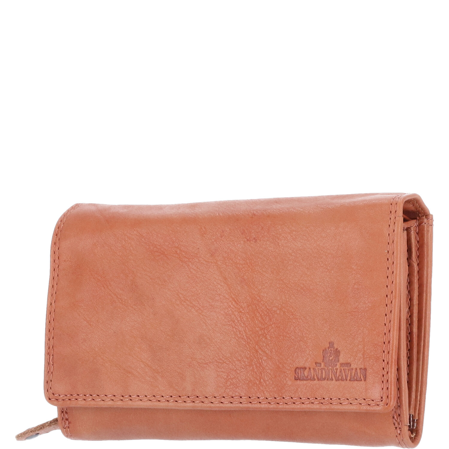 The Skandinavian Brand Leder Geldbörse  Cognac
