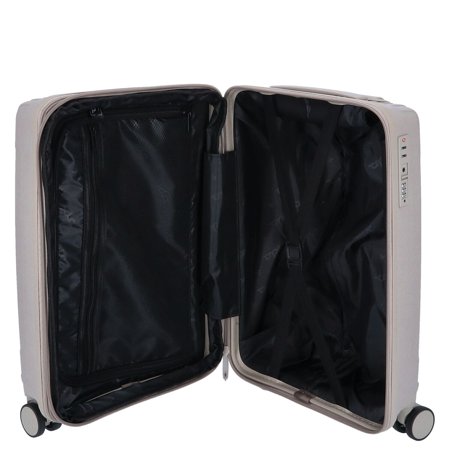 DYX 4-Rad Trolley S 56 cm New York beige Abbildung 8