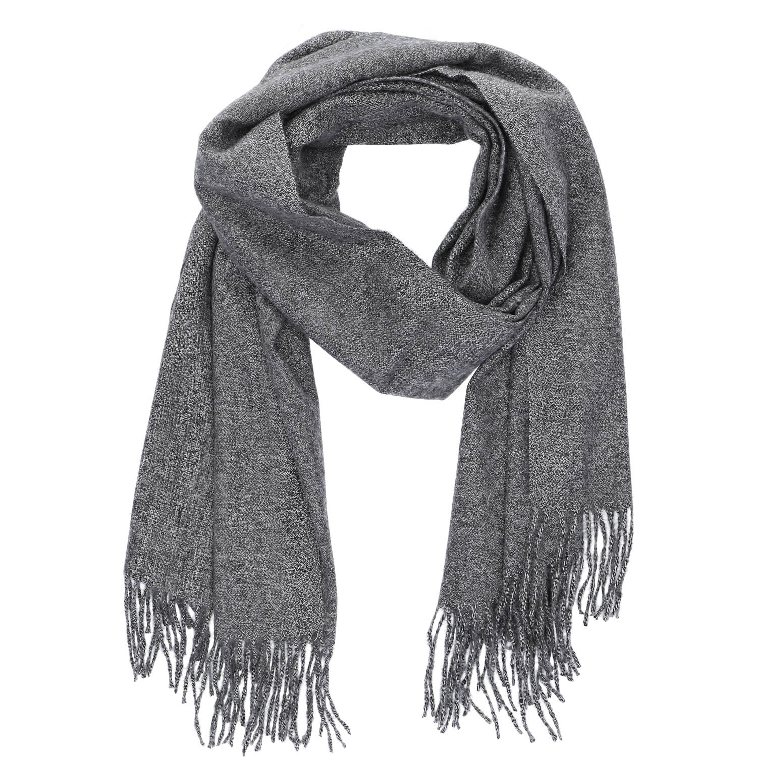 Antonio Winterschal Soft Cashmera Melange  schwarz