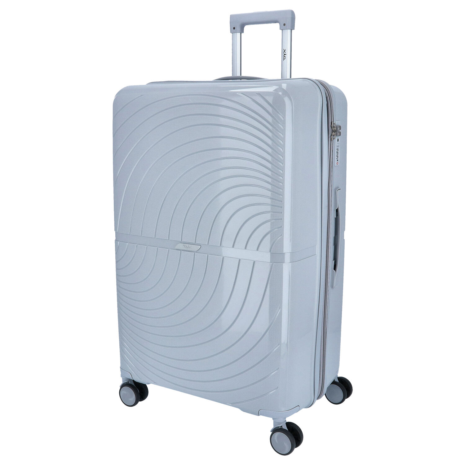 DYX 4 Rollen Trolley L 76 cm Paris hellgrau Abbildung 1