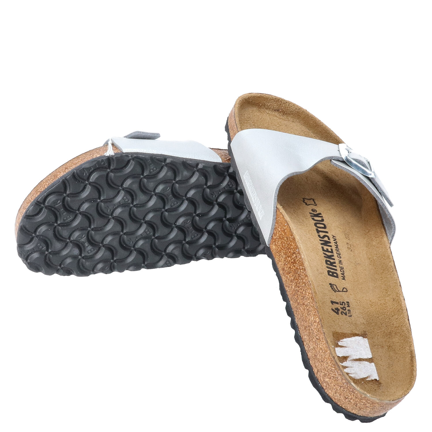 Birkenstock Sandalen Größe 41  Madrid BS Graceful Silver   Abbildung 1
