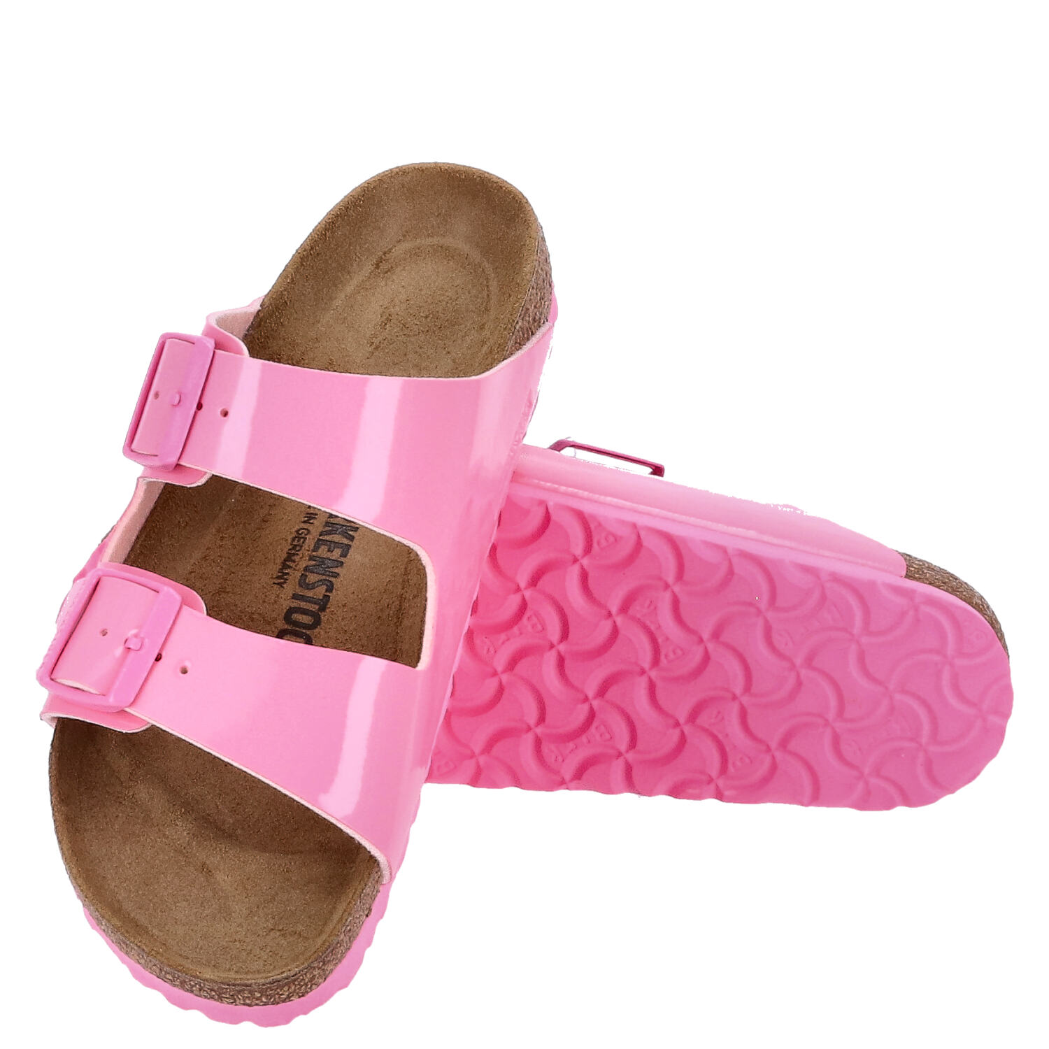Birkenstock Sandalen Größe 39 Arizona BS Patent Candy Pink   Abbildung 1