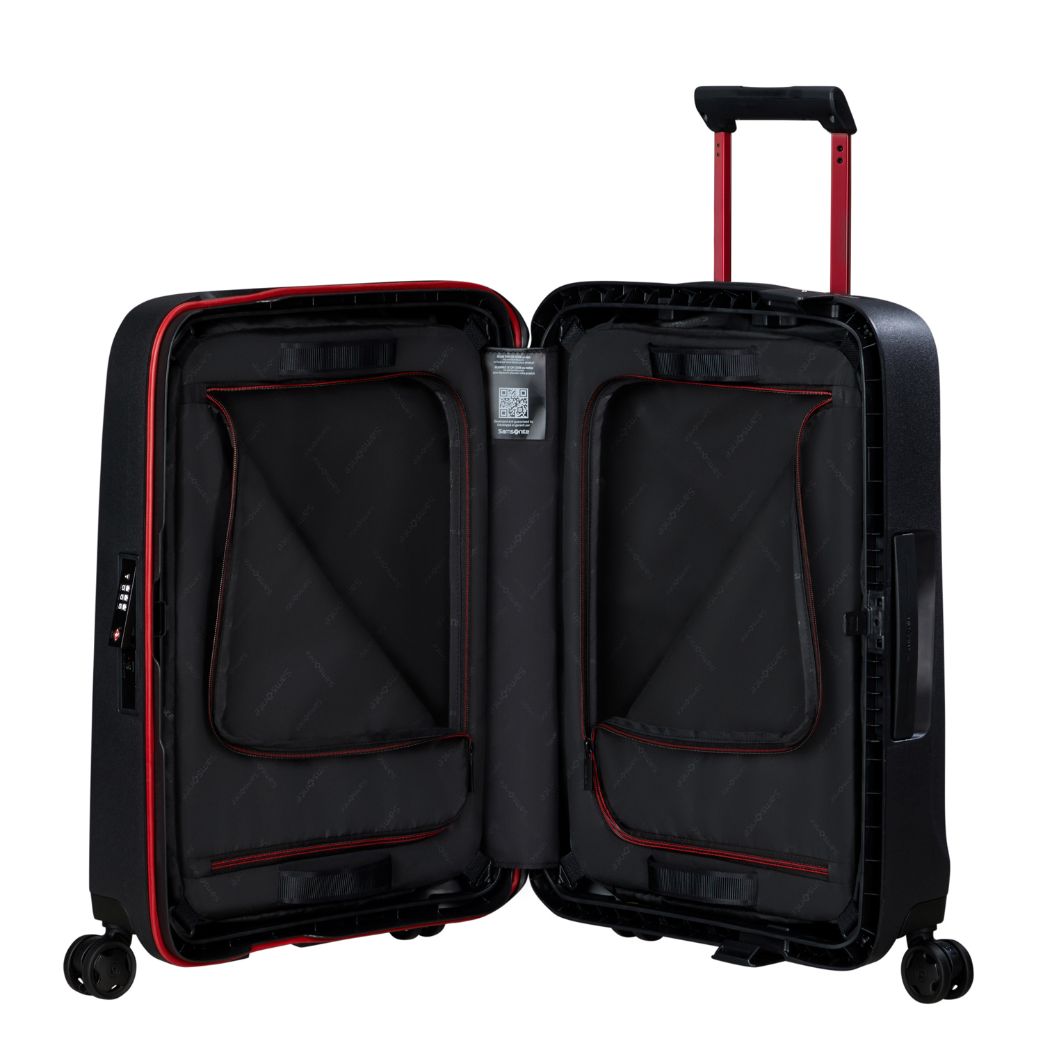 Samsonite Trolley mit 4 Rollen 55cm Essens charcoal/red Abbildung 9