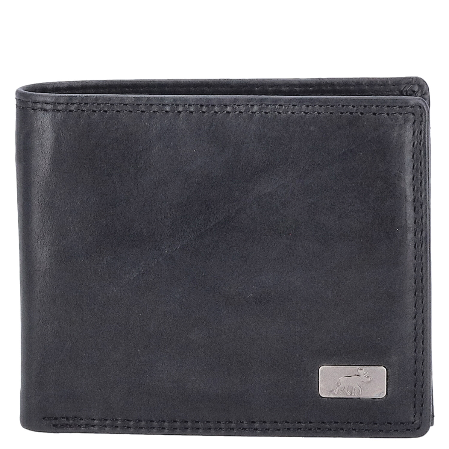 The Skandinavian Brand Herren Lederbörse Quer  Black