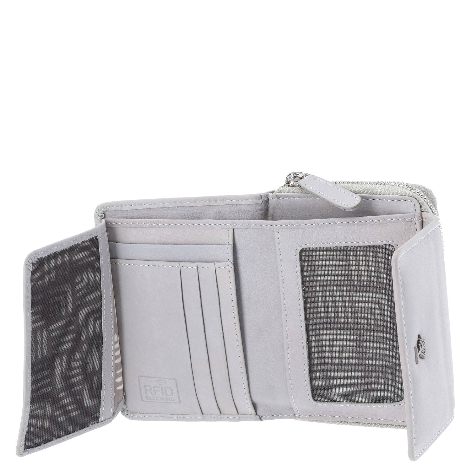 The Skandinavian Brand Damenbörse Leder - Light grey Abbildung 4